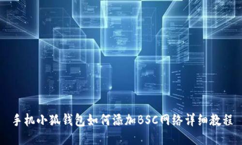 手机小狐钱包如何添加BSC网络详细教程