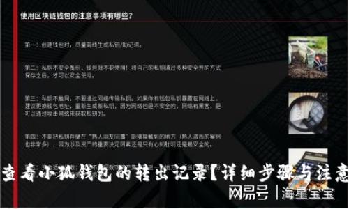 如何查看小狐钱包的转出记录？详细步骤与注意事项
