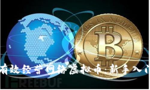 如何有效经营网络虚拟币：新手入门指南