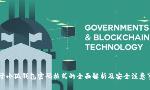 关于小狐钱包密码格式的全面解析及安全注意事项