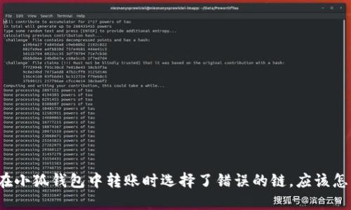 如果在小狐钱包中转账时选择了错误的链，应该怎么办？